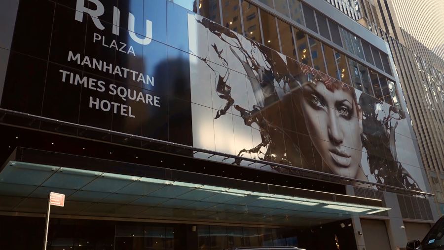 Fachada del hotel Riu Plaza Manhattan Times Square