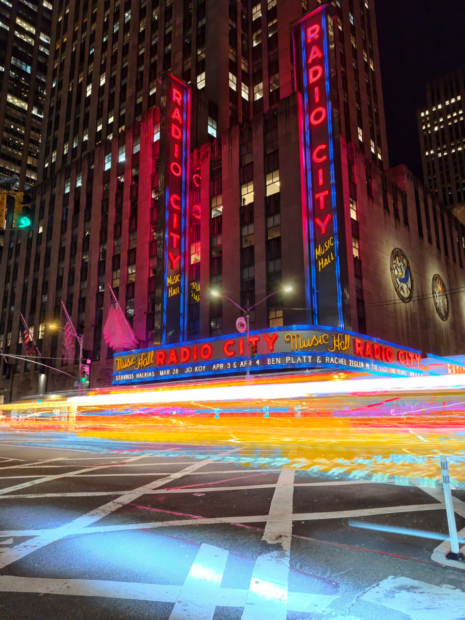 Luces de Radio City Music Hall